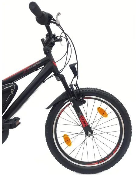 Rower Dziecięcy Górski 20 Stal Oświetlenie Sakwa Odblaski Stopka Dzwonek