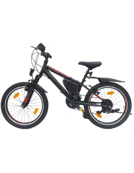 Rower Dziecięcy Górski 20 Stal Oświetlenie Sakwa Odblaski Stopka Dzwonek