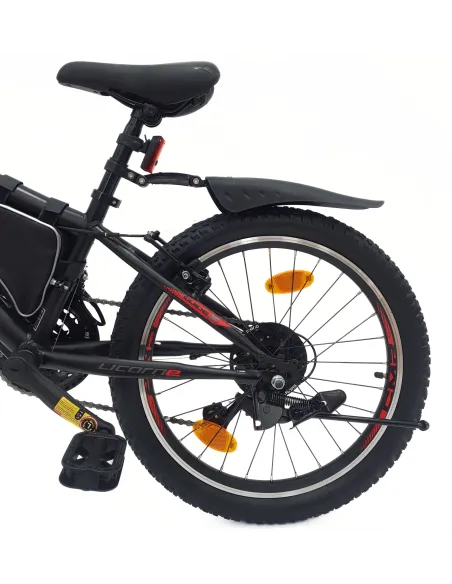 Rower Dziecięcy Górski 20 Stal Oświetlenie Sakwa Odblaski Stopka Dzwonek