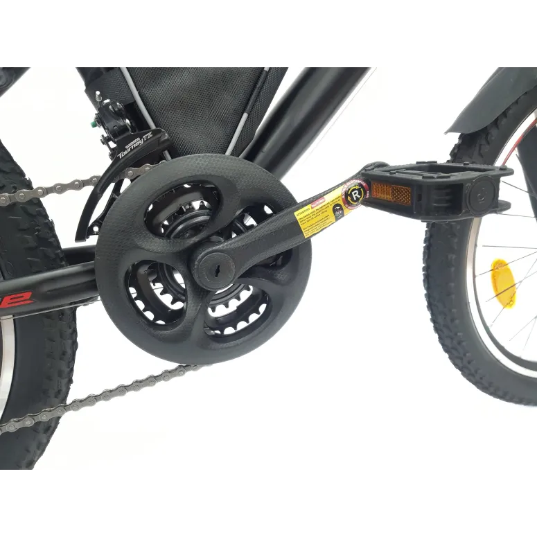 Rower Dziecięcy Górski 20 Stal Oświetlenie Sakwa Odblaski Stopka Dzwonek