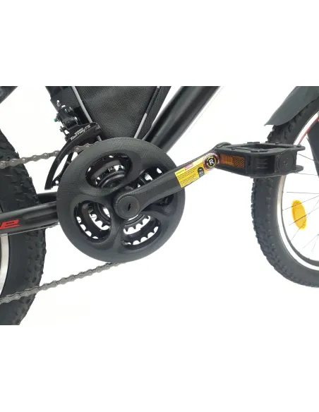 Rower Dziecięcy Górski 20 Stal Oświetlenie Sakwa Odblaski Stopka Dzwonek