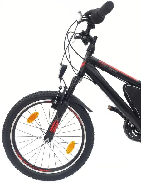 Rower Dziecięcy Górski 20 Stal Oświetlenie Sakwa Odblaski Stopka Dzwonek