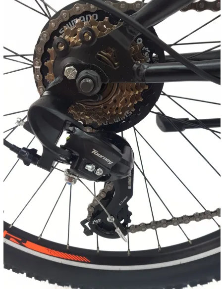 Rower Górski Młodzieżowy 26 MTB Amortyzacja Błotniki Odblaski Stopka Cyngle