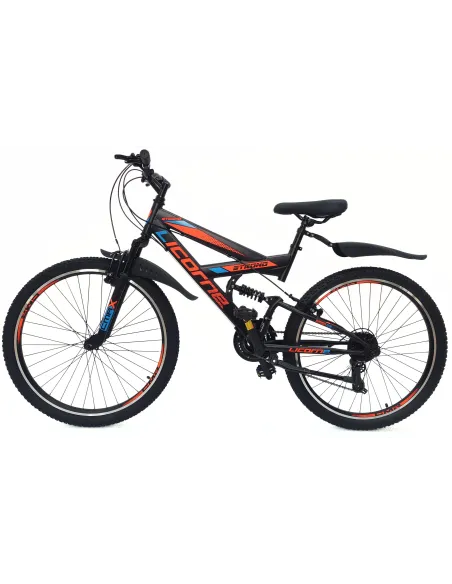 Rower Górski Młodzieżowy 26 MTB Amortyzacja Błotniki Odblaski Stopka Cyngle
