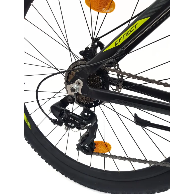 Rower Górski Uniwersalny 27,5 ALU MTB Tarcze Cyngle 21 bieg Światła Unisex