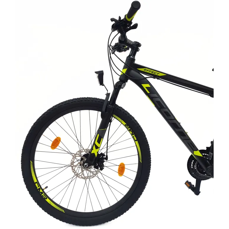 Rower Górski Uniwersalny 27,5 ALU MTB Tarcze Cyngle 21 bieg Światła Unisex