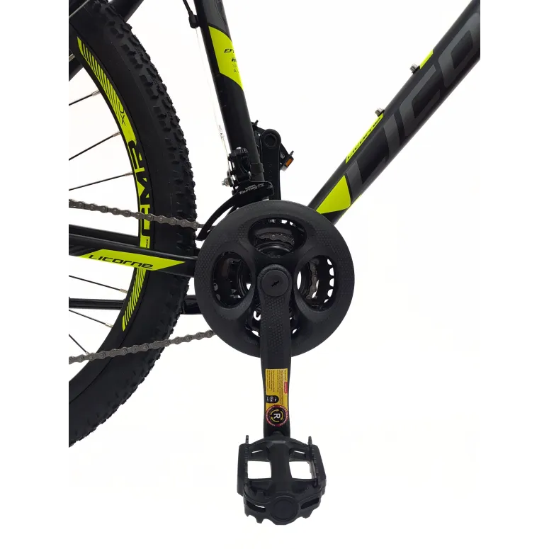 Rower Górski Uniwersalny 27,5 ALU MTB Tarcze Cyngle 21 bieg Światła Unisex - 10