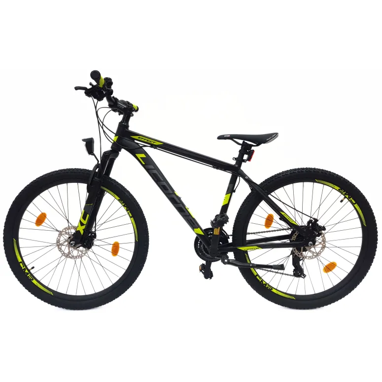 Rower Górski Uniwersalny 27,5 ALU MTB Tarcze Cyngle 21 bieg Światła Unisex