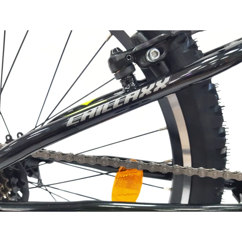 Rower Górski Dziecięcy 24 Stal MTB Młodzieżowy Amortyzacja Dzwonek Błotniki