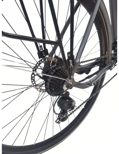 Rower Męski Trekkingowy 28 Alu Bagażnik Dzwonek Oświetlenie Stopka Cyngle