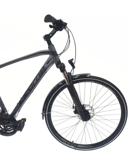 Rower Męski Trekkingowy 28 Alu Bagażnik Dzwonek Oświetlenie Stopka Cyngle