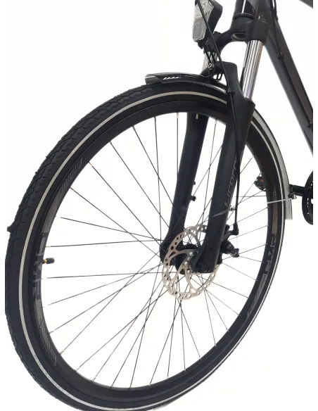 Rower Męski Trekkingowy 28 Alu Bagażnik Dzwonek Oświetlenie Stopka Cyngle