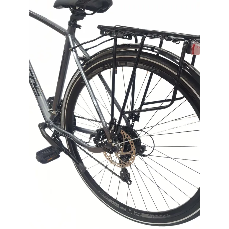Rower Męski Trekkingowy 28 Alu Bagażnik Dzwonek Oświetlenie Stopka Cyngle