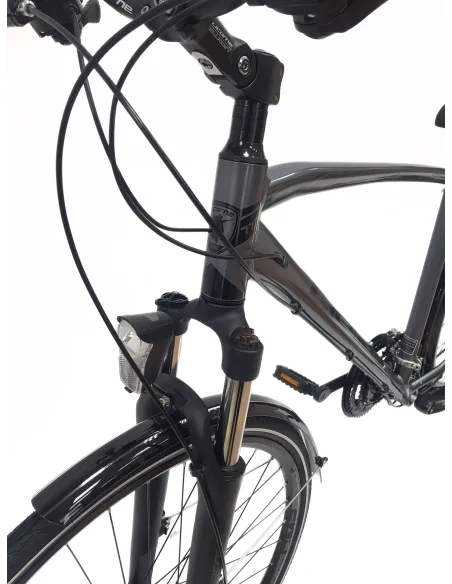 Rower Męski Trekkingowy 28 Alu Bagażnik Dzwonek Oświetlenie Stopka Cyngle