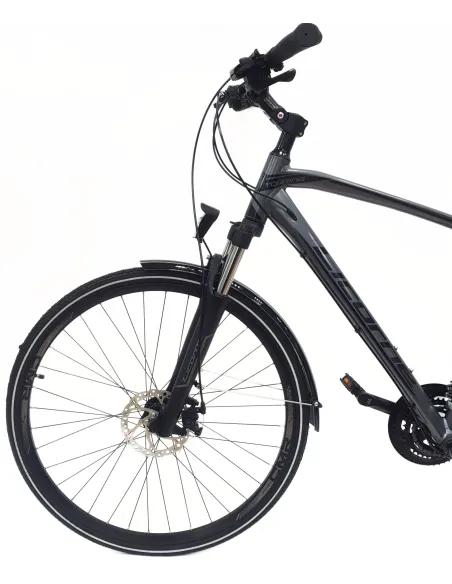 Rower Męski Trekkingowy 28 Alu Bagażnik Dzwonek Oświetlenie Stopka Cyngle