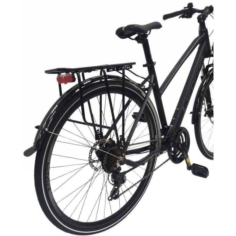 Rower Trekkingowy Damski 28 Rekreacyjny Turystyczny Bagażnik Oświetlenie