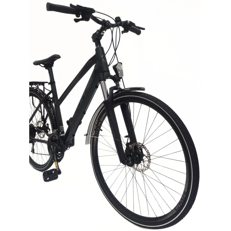 Rower Trekkingowy Damski 28 Rekreacyjny Turystyczny Bagażnik Oświetlenie