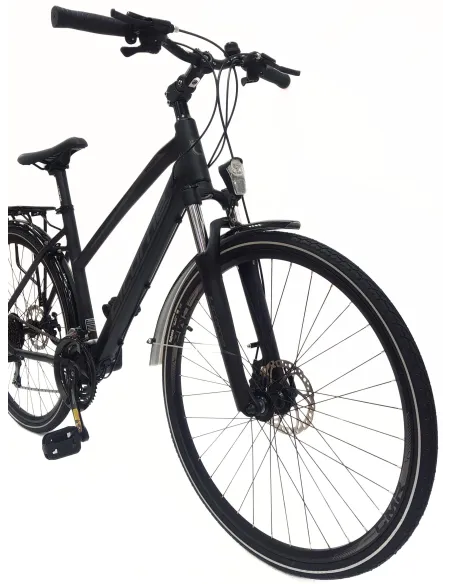 Rower Trekkingowy Damski 28 Rekreacyjny Turystyczny Bagażnik Oświetlenie