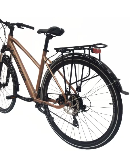 Rower Trekkingowy Damski 28 Rekreacyjny Bagażnik Oświetlenie Stopka Dzwonek