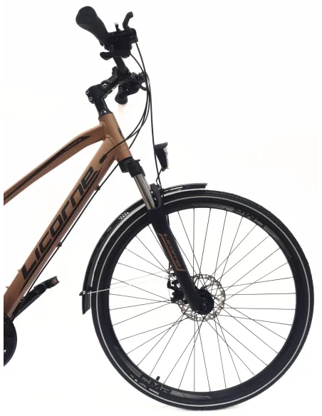 Rower Trekkingowy Damski 28 Rekreacyjny Bagażnik Oświetlenie Stopka Dzwonek