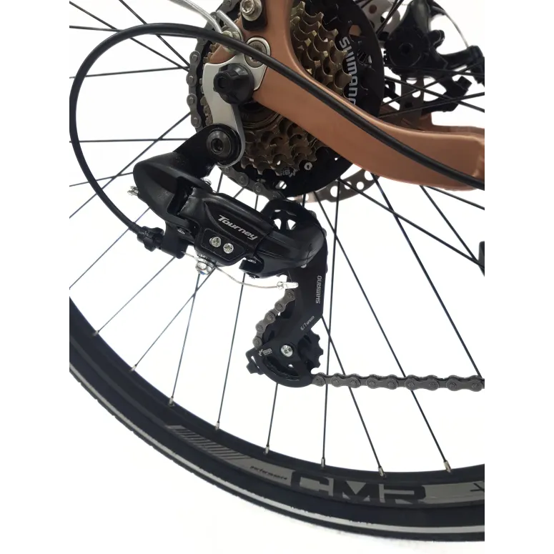 Rower Trekkingowy Damski 28 Rekreacyjny Bagażnik Oświetlenie Stopka Dzwonek