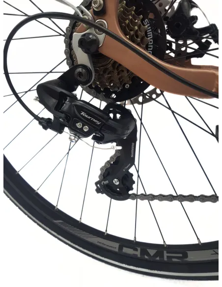 Rower Trekkingowy Damski 28 Rekreacyjny Bagażnik Oświetlenie Stopka Dzwonek