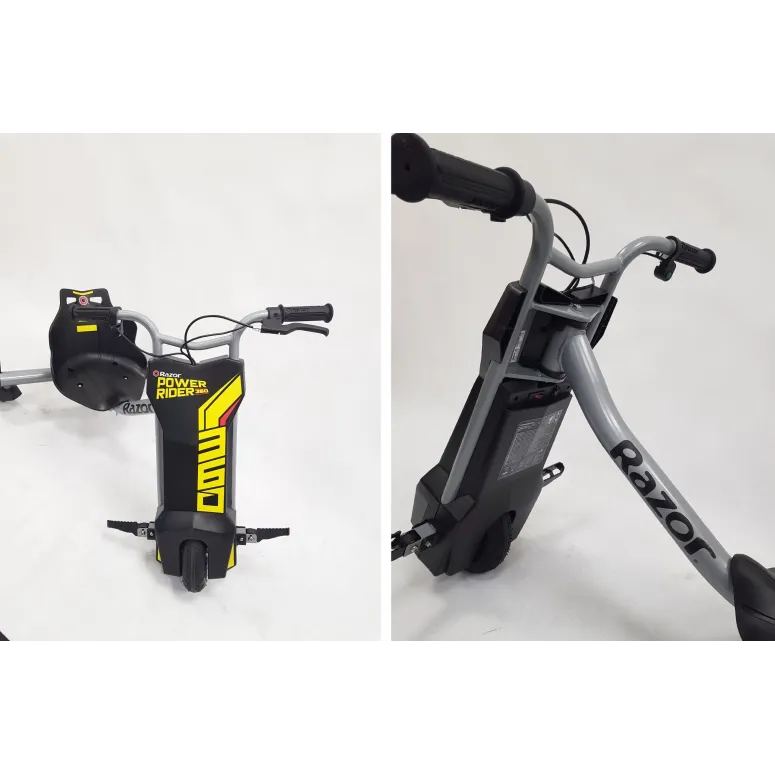 Gokart Elektryczny Do Driftu Razor PowerRider 360 Akumulator 12V Od 8 Lat - 10