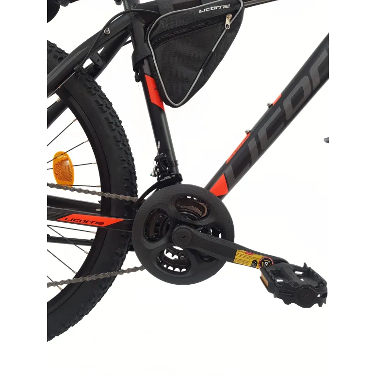 Rower Górski 26 Młodzieżowy Alu MTB Hardtail Światła Dzwonek Stopka Sakwa