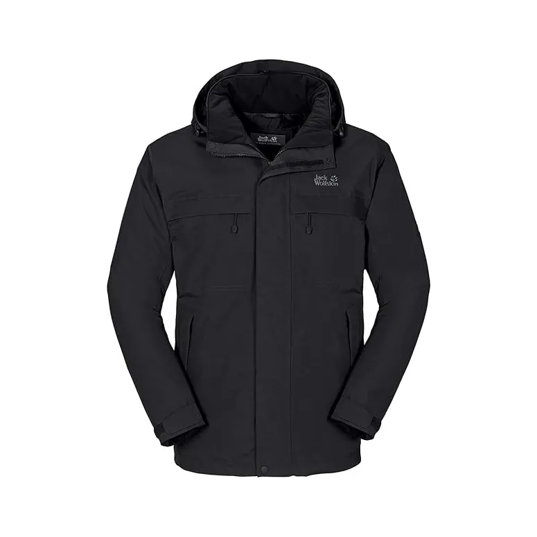 Kurtka Męska Puchowa Z Kapturem Jack Wolfskin North Country Wodoszczelna L