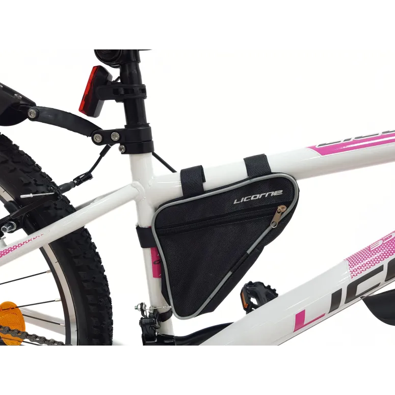 Rower Górski Dziewczęcy 26 MTB Revo Dzwonek Błotniki Światła Sakwa Góral