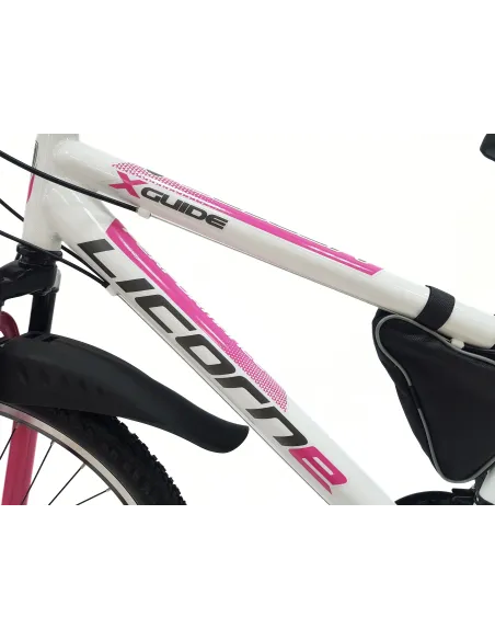 Rower Górski Dziewczęcy 26 MTB Revo Dzwonek Błotniki Światła Sakwa Góral