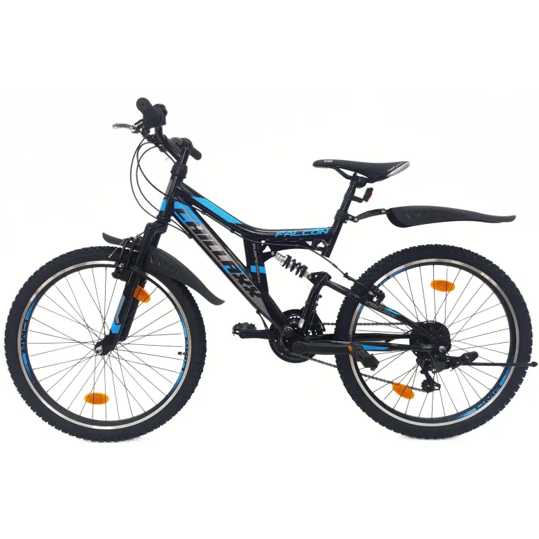 Rower Górski Uniwersalny 24 MTB Dziecięcy 21 Biegów Błotniki Stopka Dzwonek