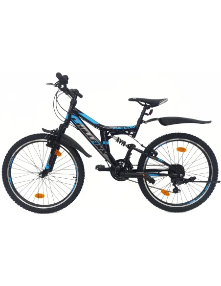 Rower Górski Uniwersalny 24 MTB Dziecięcy 21 Biegów Błotniki Stopka Dzwonek