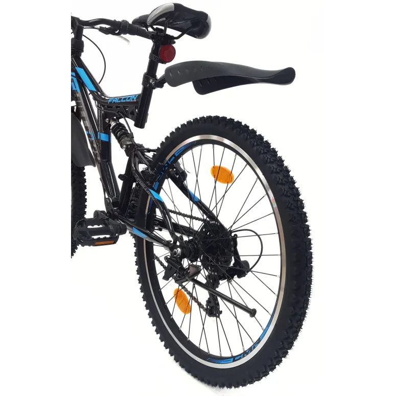 Rower Górski Uniwersalny 24 MTB Dziecięcy 21 Biegów Błotniki Stopka Dzwonek