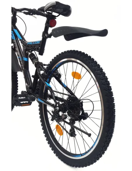 Rower Górski Uniwersalny 24 MTB Dziecięcy 21 Biegów Błotniki Stopka Dzwonek