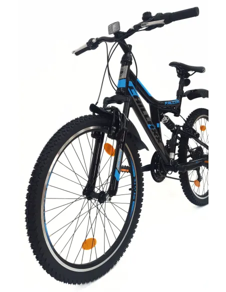 Rower Górski Uniwersalny 24 MTB Dziecięcy 21 Biegów Błotniki Stopka Dzwonek