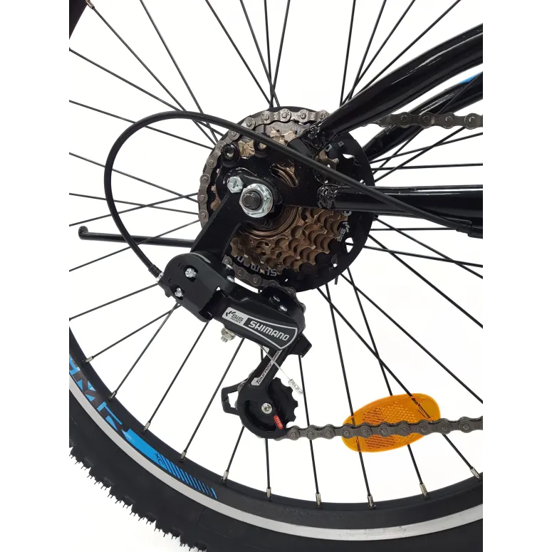 Rower Górski Uniwersalny 24 MTB Dziecięcy 21 Biegów Błotniki Stopka Dzwonek