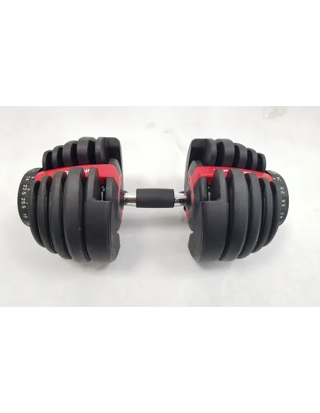 Hantla Regulowana Sztangielka Siłownia Szybka Regulacja Gumowana 2,5-24 kg - 6