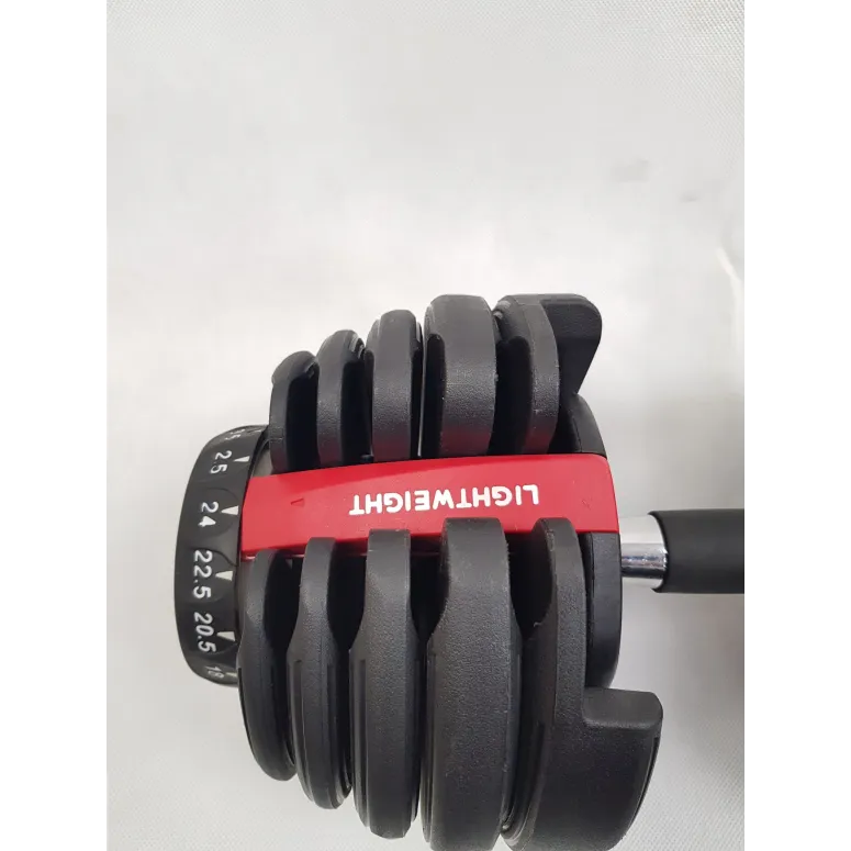 Hantla Regulowana Sztangielka Siłownia Szybka Regulacja Gumowana 2,5-24 kg - 9