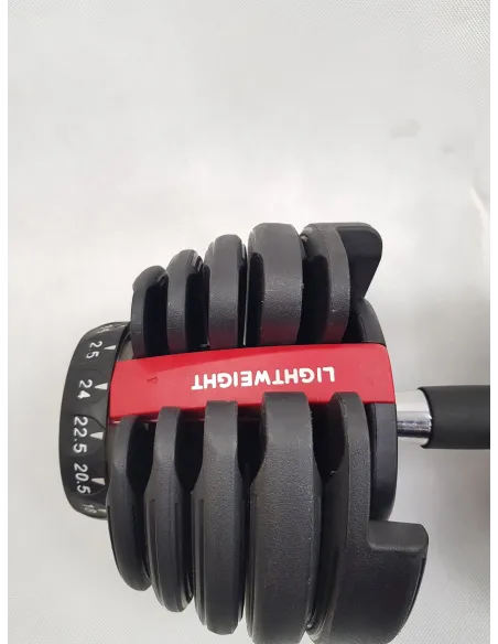 Hantla Regulowana Sztangielka Siłownia Szybka Regulacja Gumowana 2,5-24 kg - 9