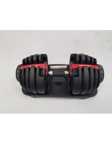 Hantla Regulowana Sztangielka Siłownia Szybka Regulacja Gumowana 2,5-24 kg - 4