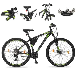 Rower Górski Męski 29 Tarcze Alu 21 bieg Amory Dzwonek Światła
