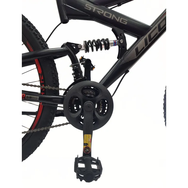 Rower Górski 27,5 MTB Damski Męski Cyngle Tarcze Amortyzacja Dzwonek Stopka