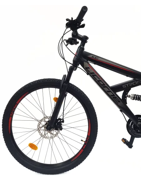 Rower Górski 27,5 MTB Damski Męski Cyngle Tarcze Amortyzacja Dzwonek Stopka