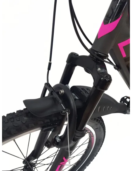 Rower Dziewczęcy Górski 24 MTB Amortyzacja Stopka Dzwonek Błotniki Odblaski