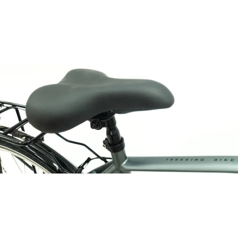 Rower Trekkingowy 28 Stal Męski Cyngle Dzwonek Błotniki Bagażnik Światła