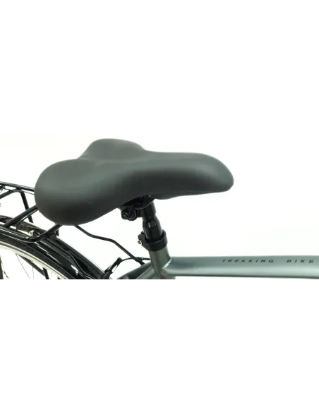 Rower Trekkingowy 28 Stal Męski Cyngle Dzwonek Błotniki Bagażnik Światła