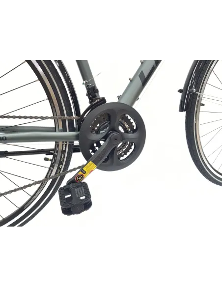 Rower Trekkingowy 28 Stal Męski Cyngle Dzwonek Błotniki Bagażnik Światła