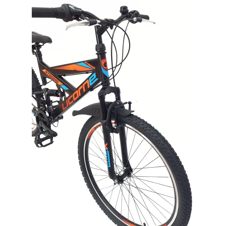 Rower Górski Młodzieżowy 26 MTB Amortyzacja Stopka Cyngle Błotniki Odblaski