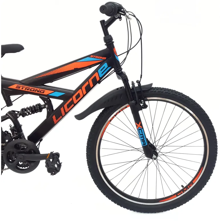 Rower Górski Młodzieżowy 26 MTB Amortyzacja Stopka Cyngle Błotniki Odblaski